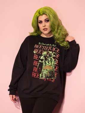 FINAL SALE - BEETLEJUICE? - Tombstone Sweatshirt (UNISEX) Everyday Trend Look
