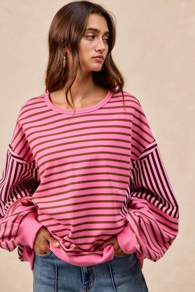 Customizable length Modern Edge IT4780H-02 | FRENCH TERRY MIX AND MATCH JERSEY SWEATSHIRTS TOP