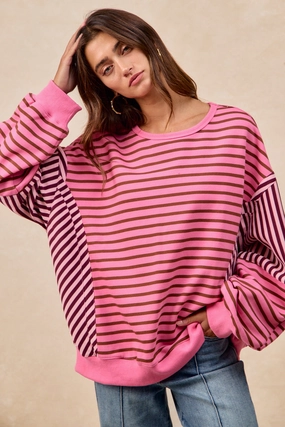 IT4780H-02 | FRENCH TERRY MIX AND MATCH JERSEY SWEATSHIRTS TOP Casual Edge All Day Use