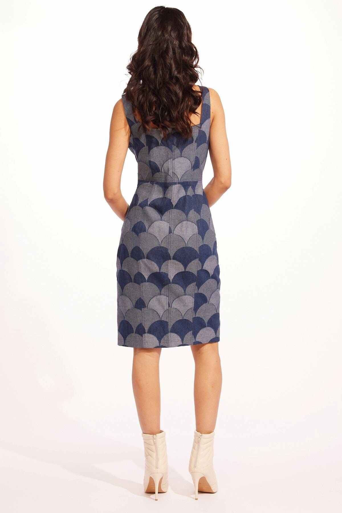 Tupelo Dress - Atomic Denim Sophisticated Style