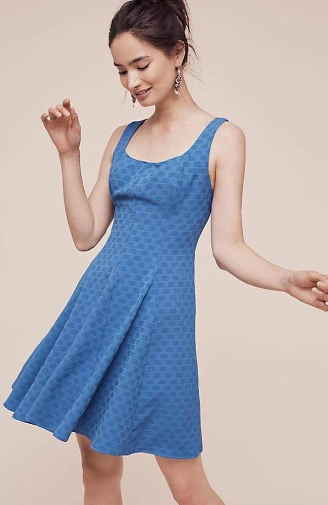 Tux Dress - Blue Waffer Urban Girl Busy Mom