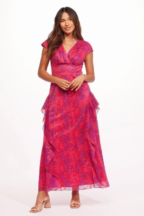 Tower Look Book Cafe Una Dress - Pink Fantasy