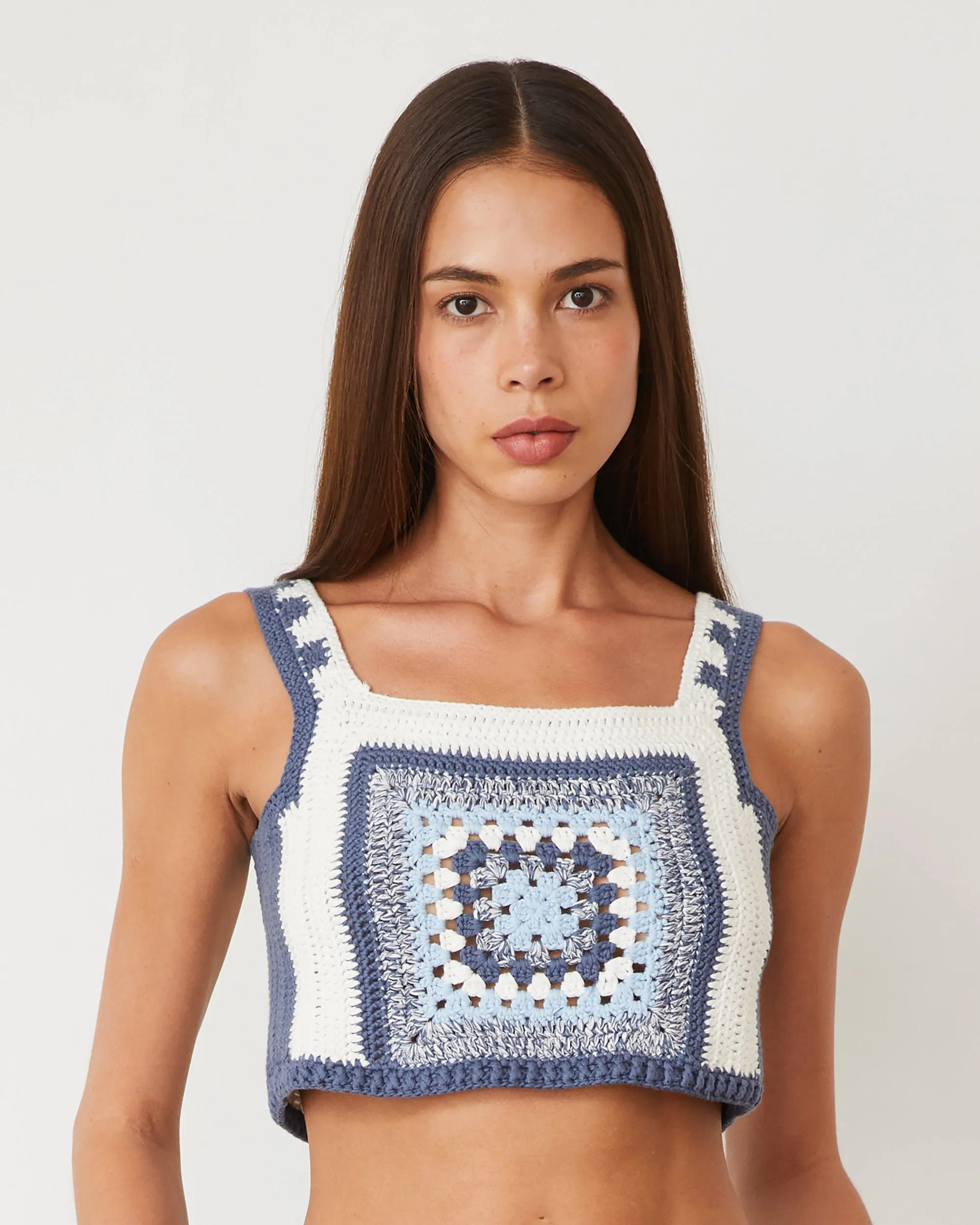 Unique Quality Crochet Cropped Tank Top