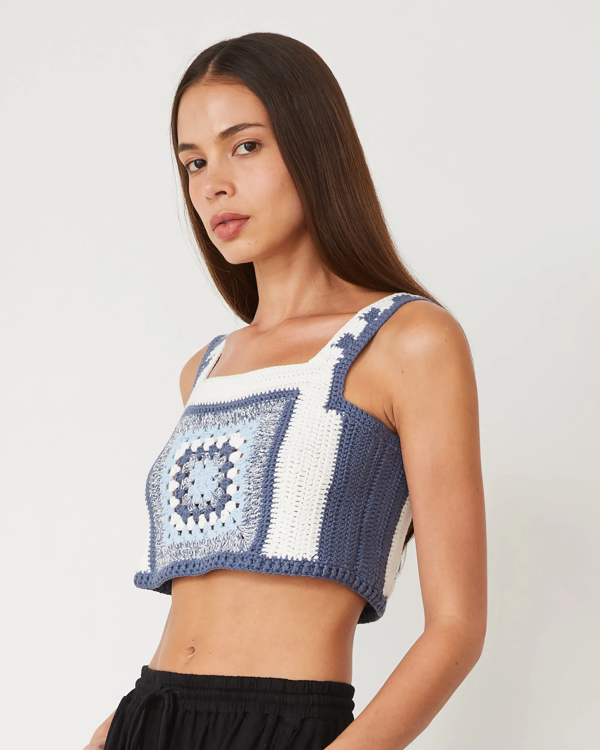 Unique Quality Crochet Cropped Tank Top