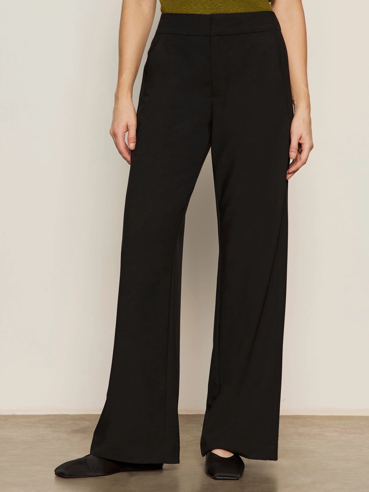 Unique Modern Gab Trouser Black