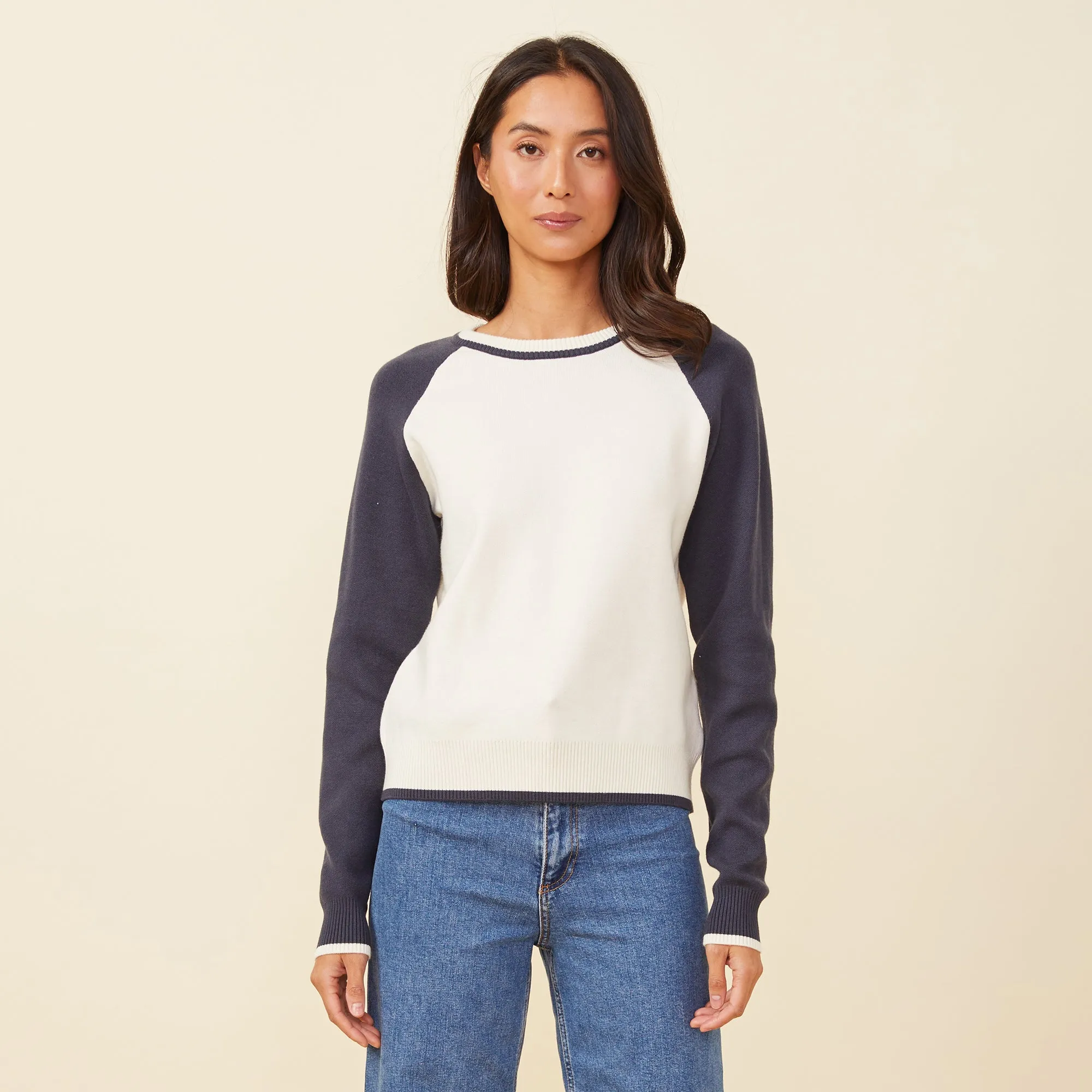 Urban Edge Soft Knit Colorblock Raglan