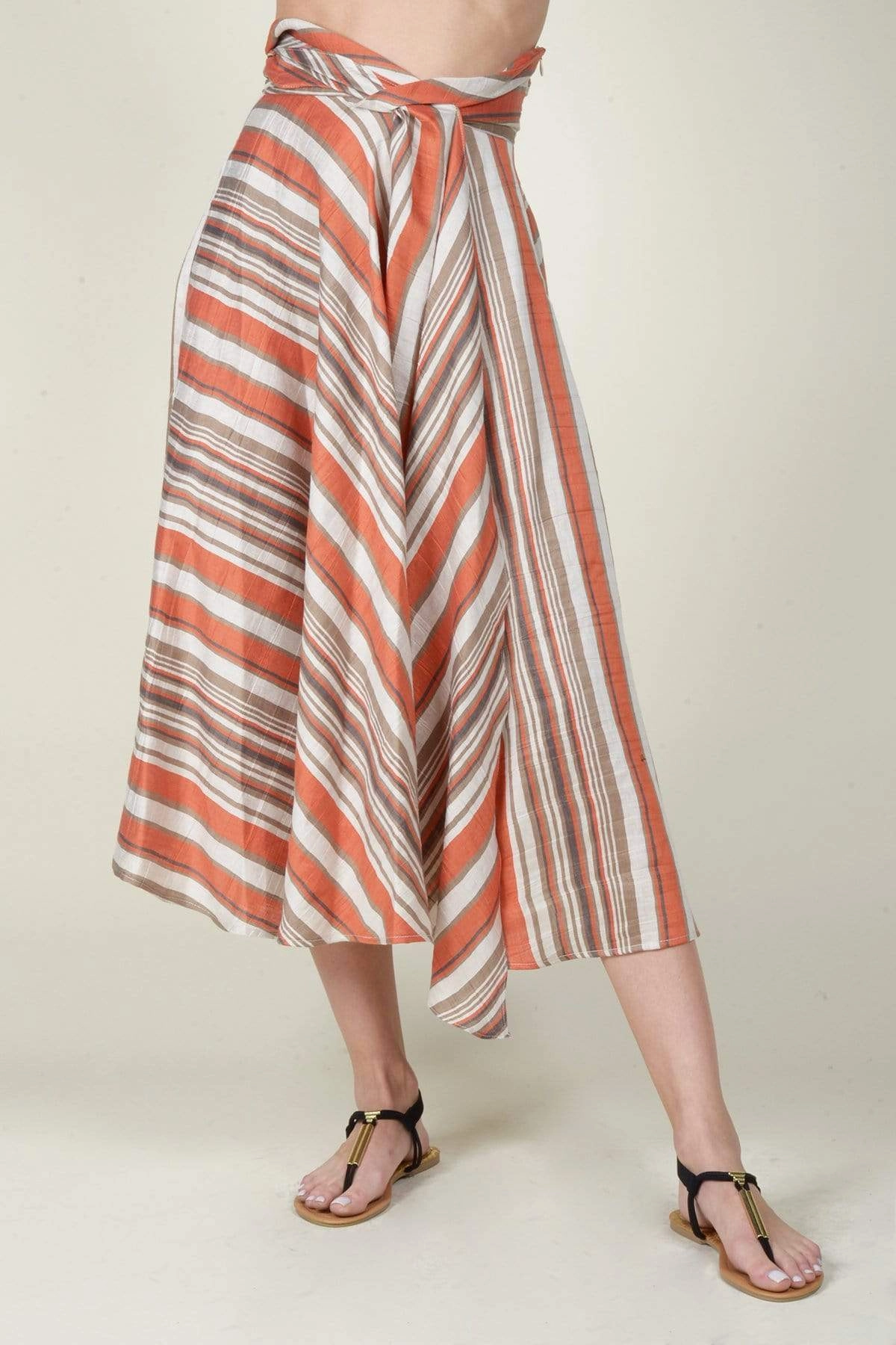 Vanderbilt Skirt - Orange Dreamsicle Smooth Look
