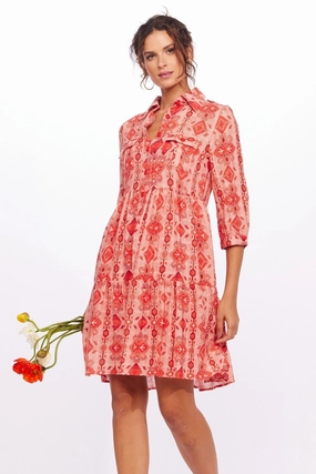 Verdi Tunic Dress - Ligonberry Pie Work Attire Modest but chic midi