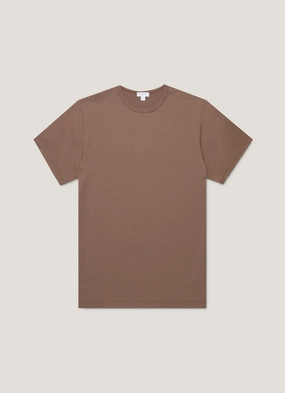 Men's Classic T-shirt in Bark Polished Style