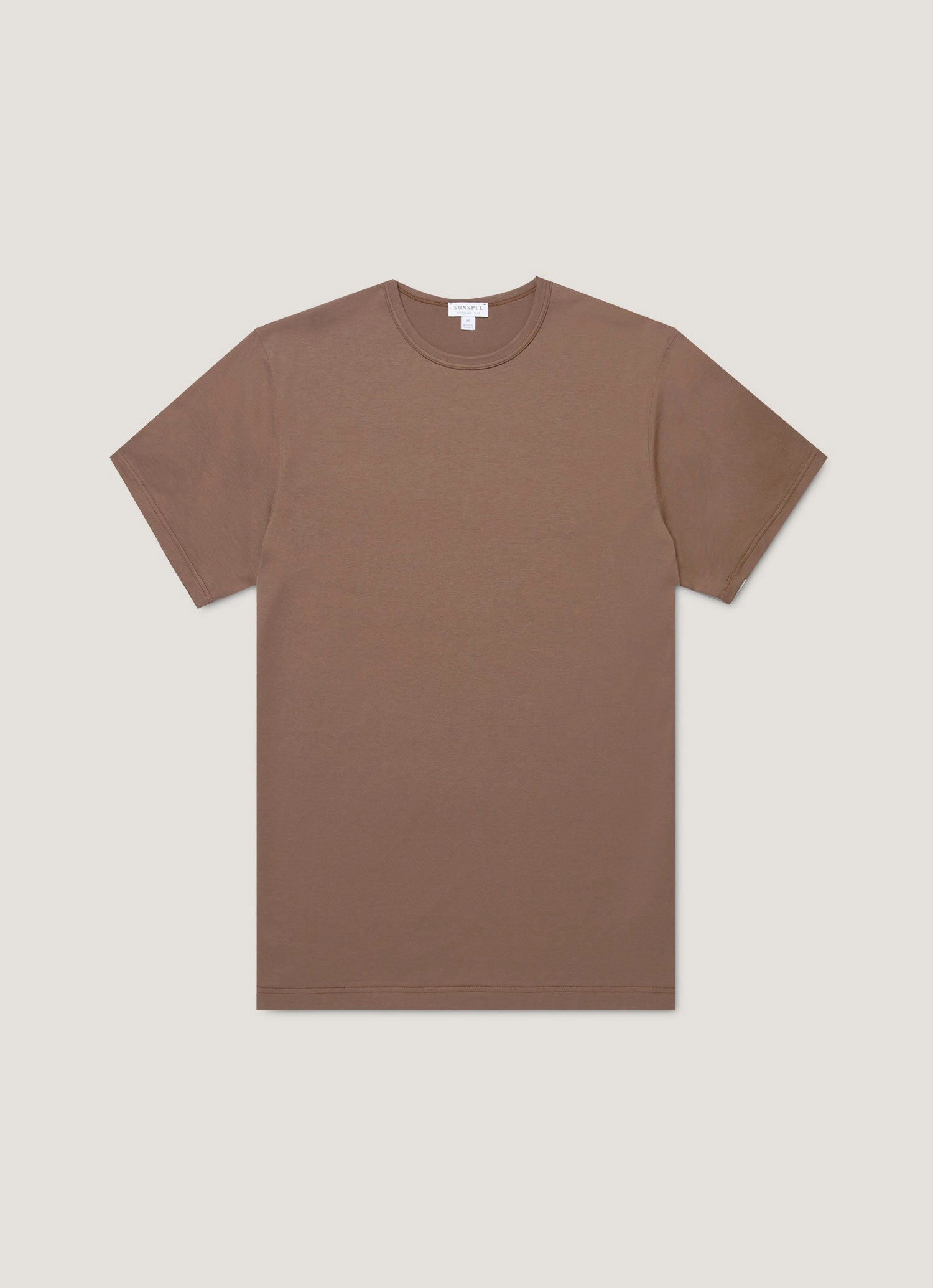 Men's Classic T-shirt in Bark and Vibrant outdoor casual shirt.