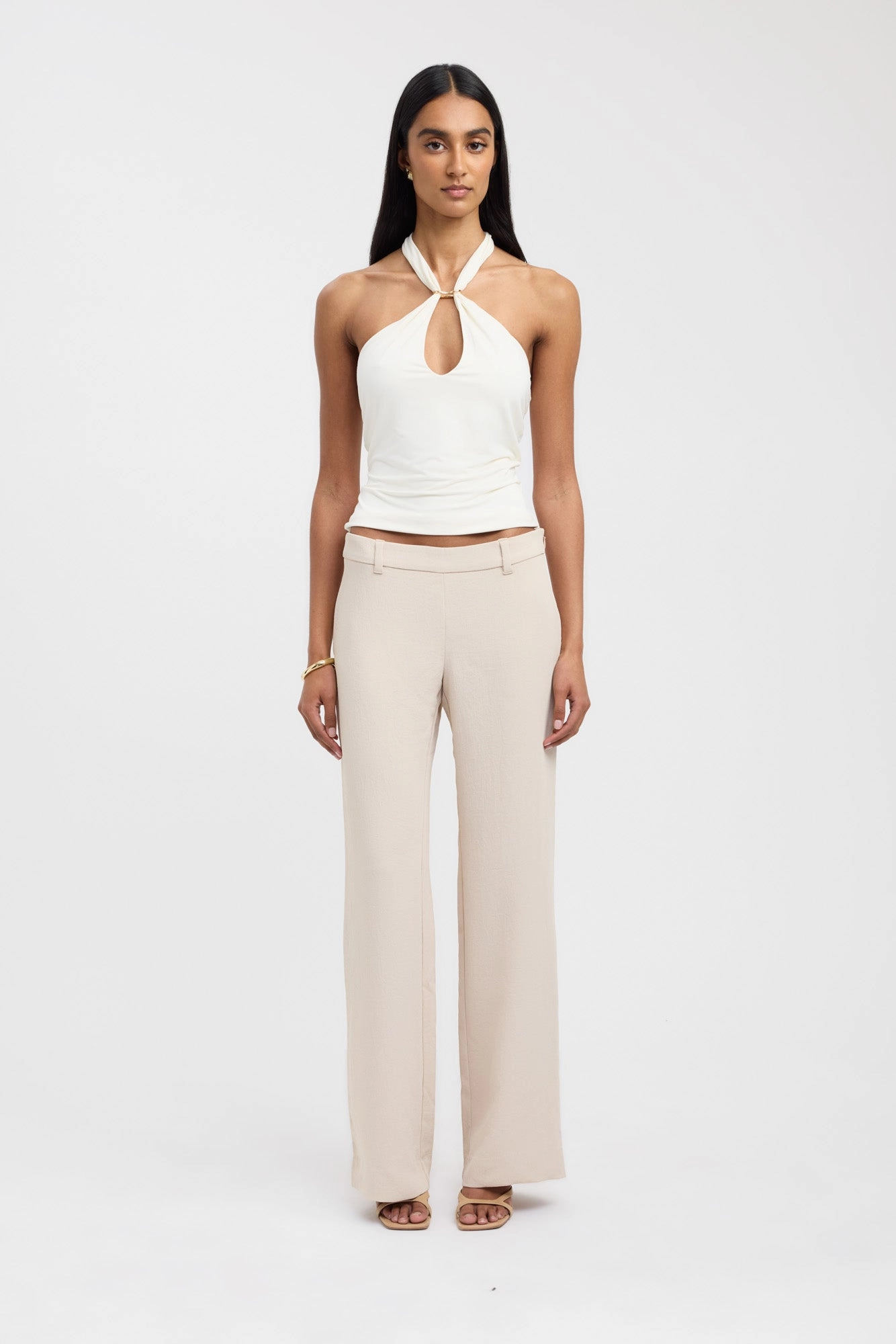 Vintage Wash Oyster Core Low Rise Pant