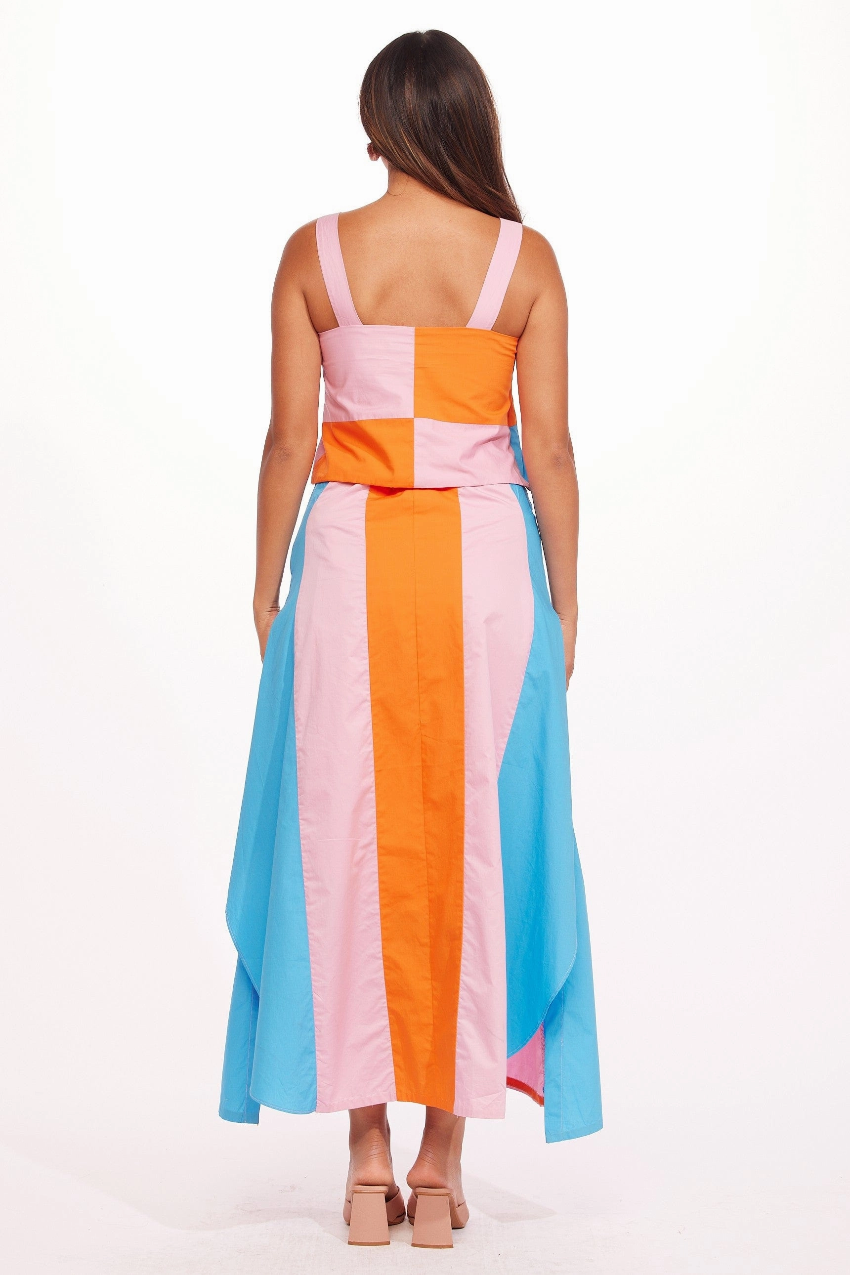 Versatile Piece Salka Skirt - Teal Melody