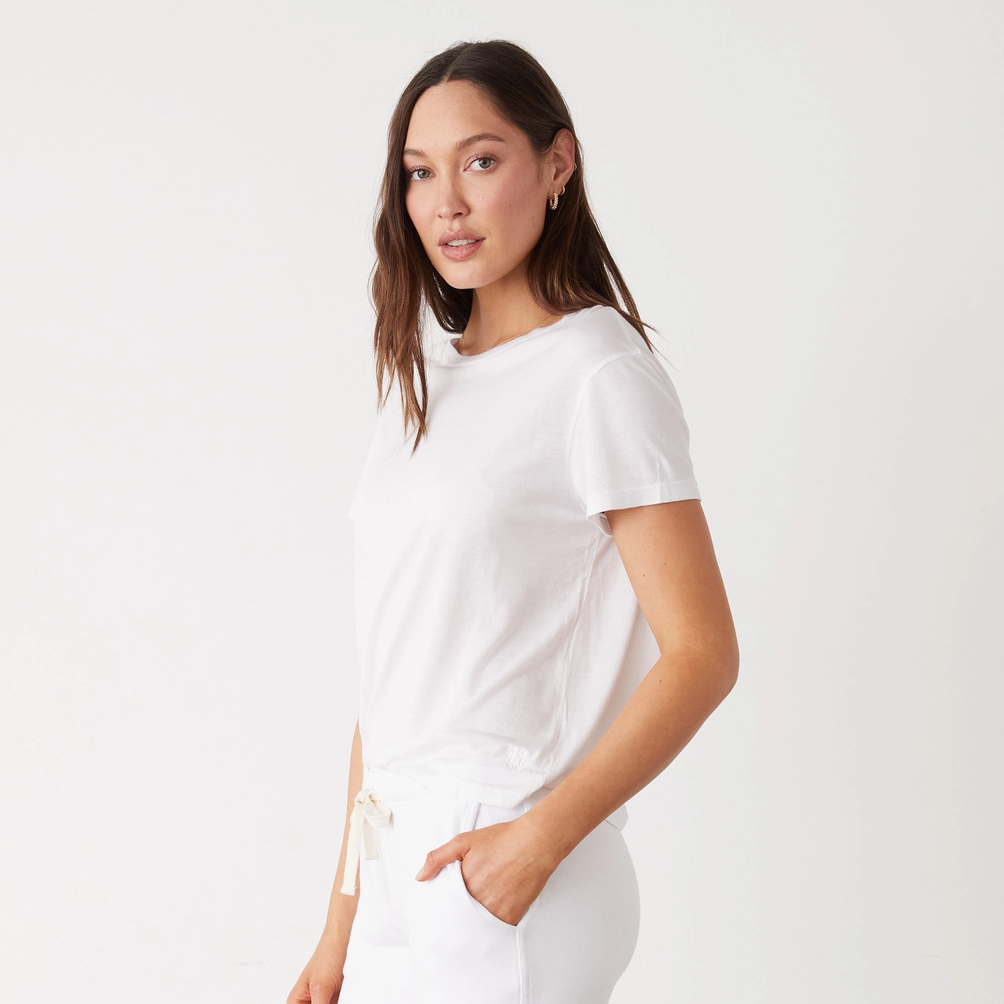 Versatile Top Cotton Modal Vintage Crew