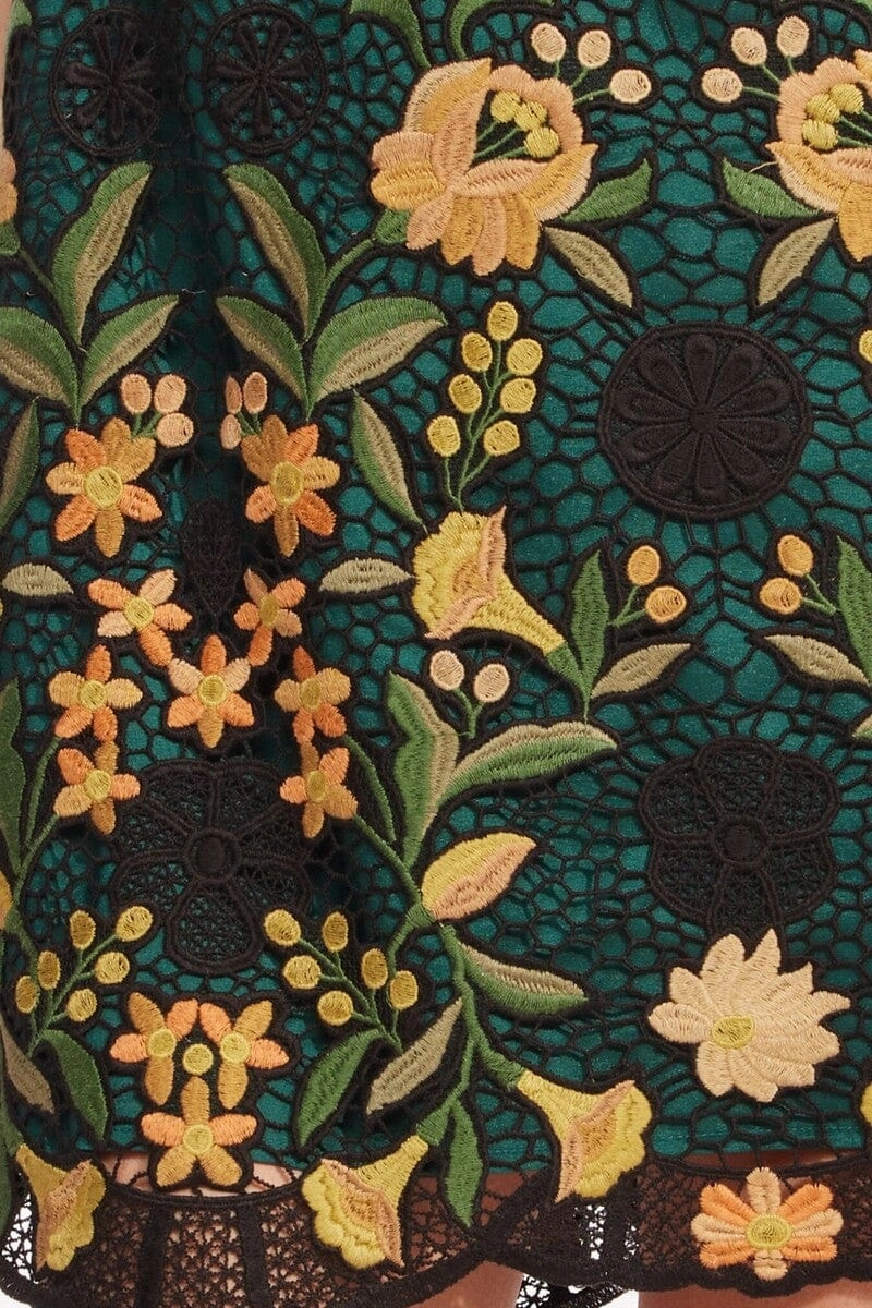 Vibrant Look Clarisse Mini Dress - Harvest Bloom