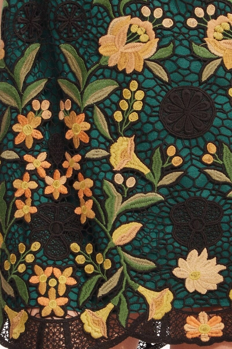 Vibrant Look Clarisse Mini Dress - Harvest Bloom