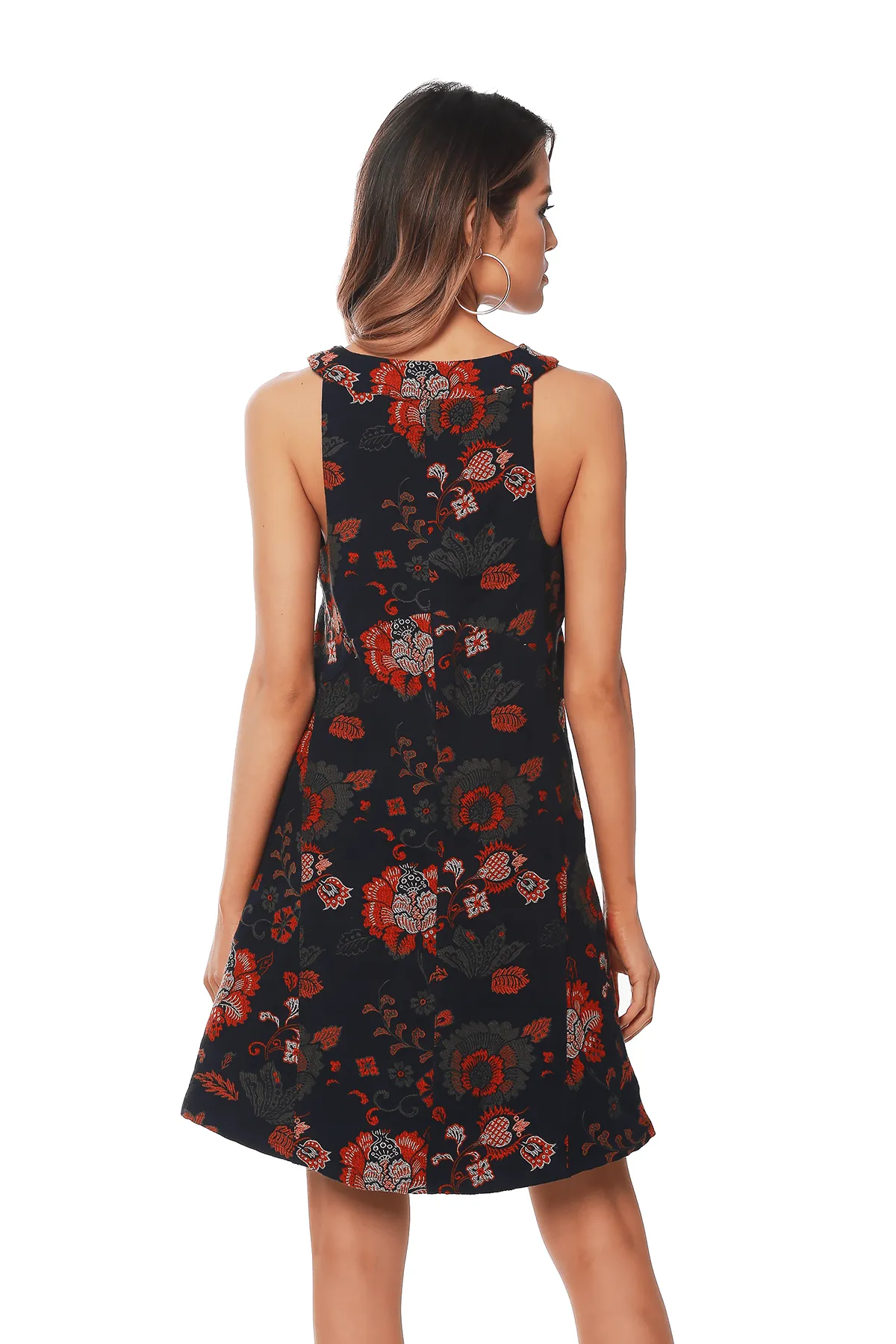 Vienna Shift Dress velvet feel