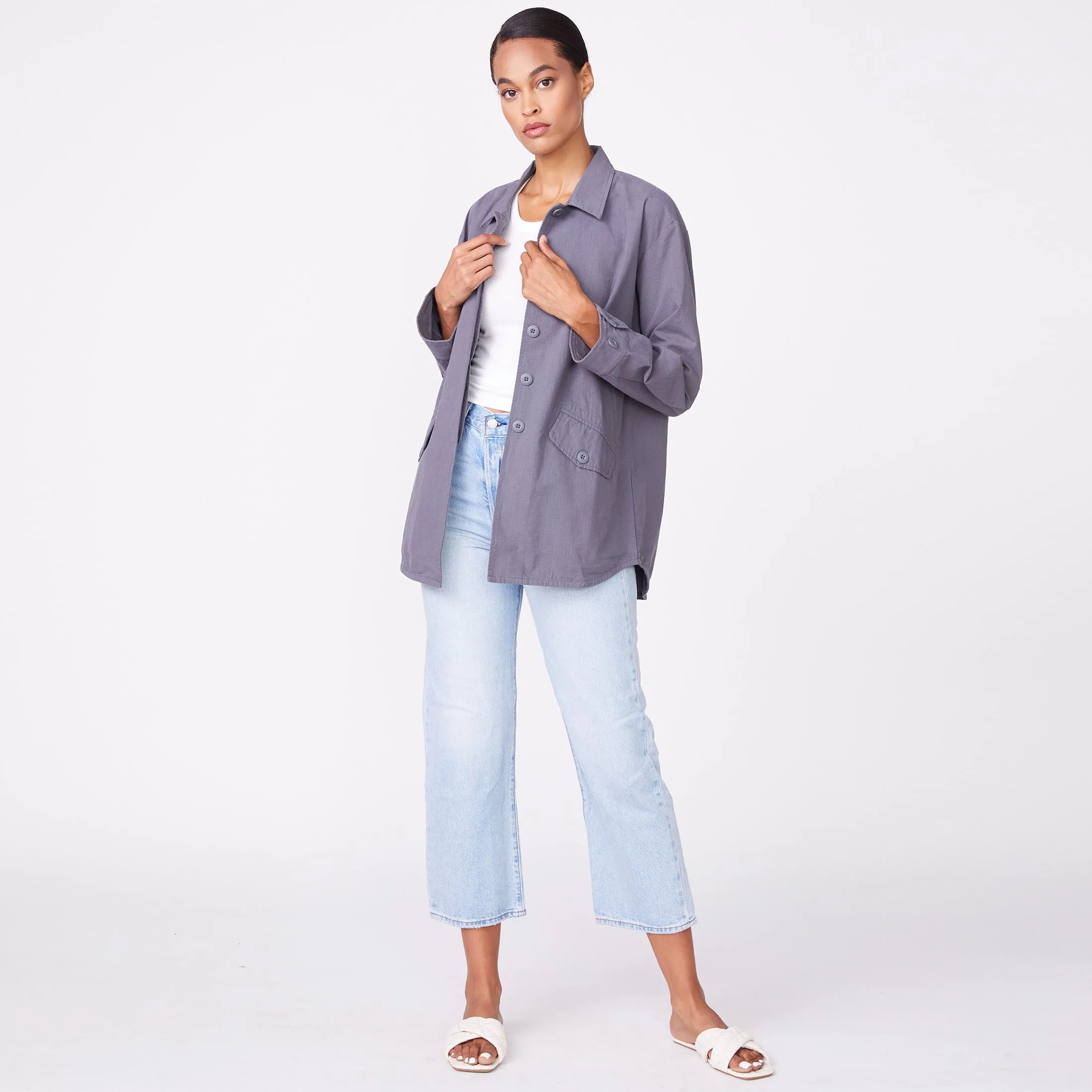 Vintage Shirt Jacket Polished Sharp