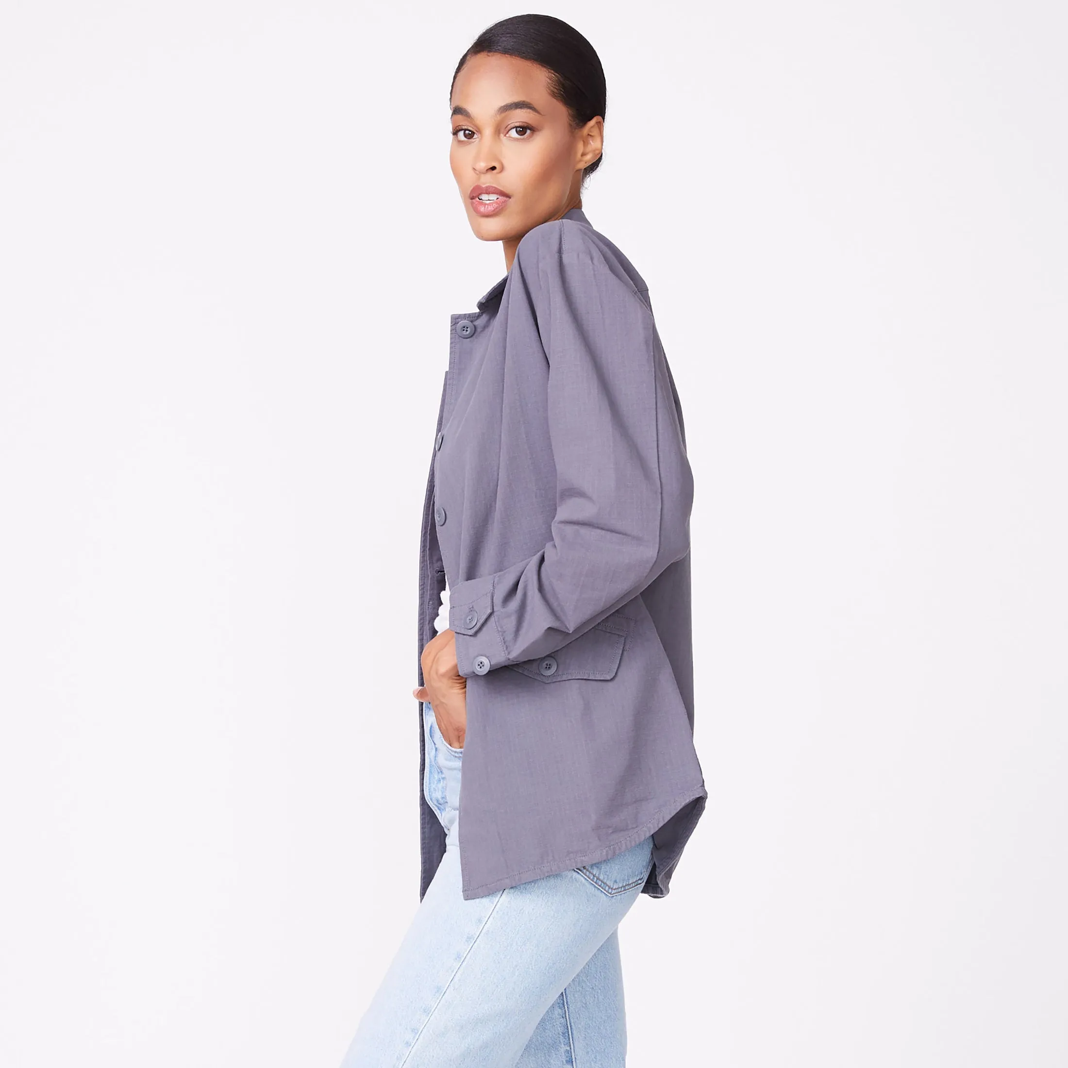 Vintage Shirt Jacket Polished Sharp