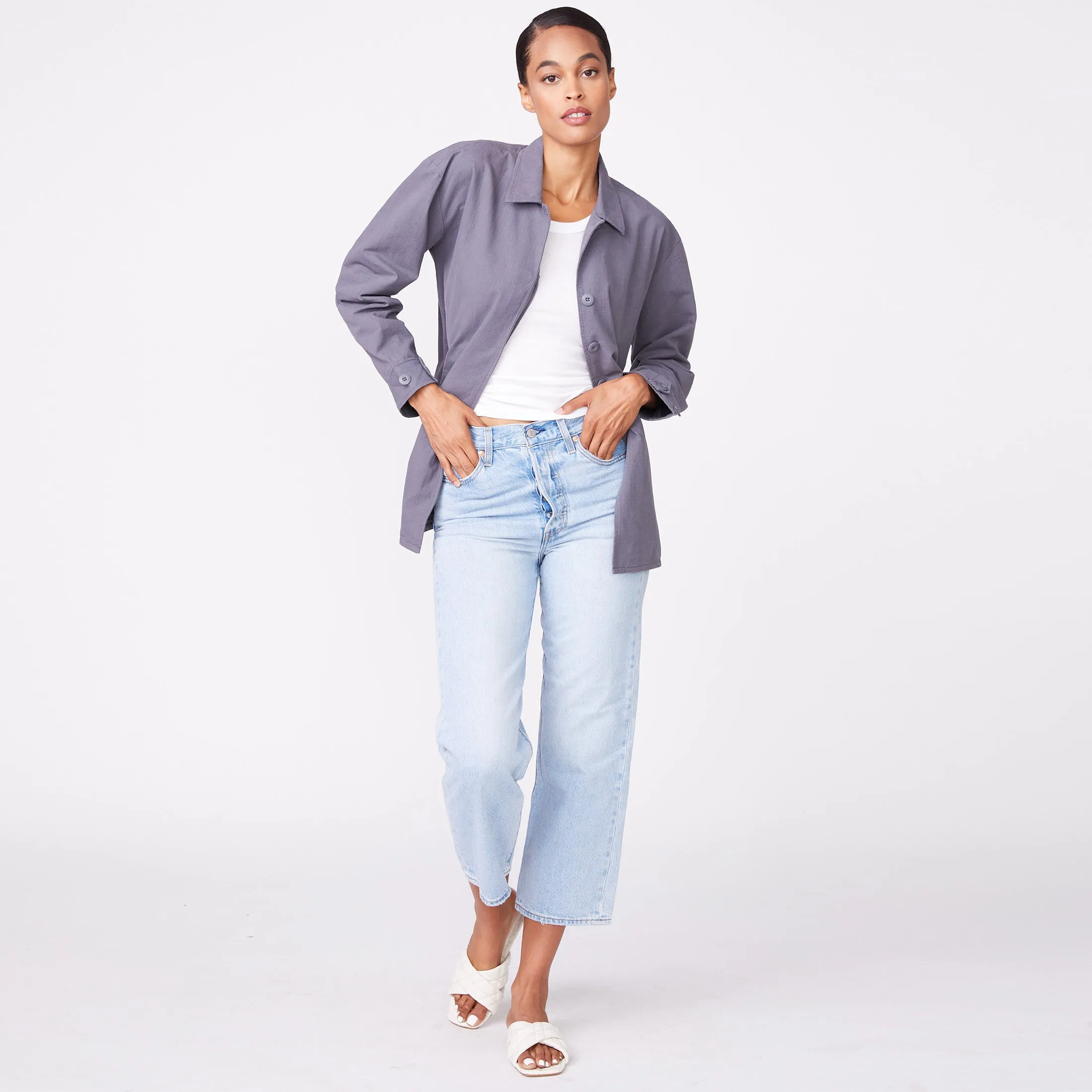 Vintage Shirt Jacket Polished Sharp