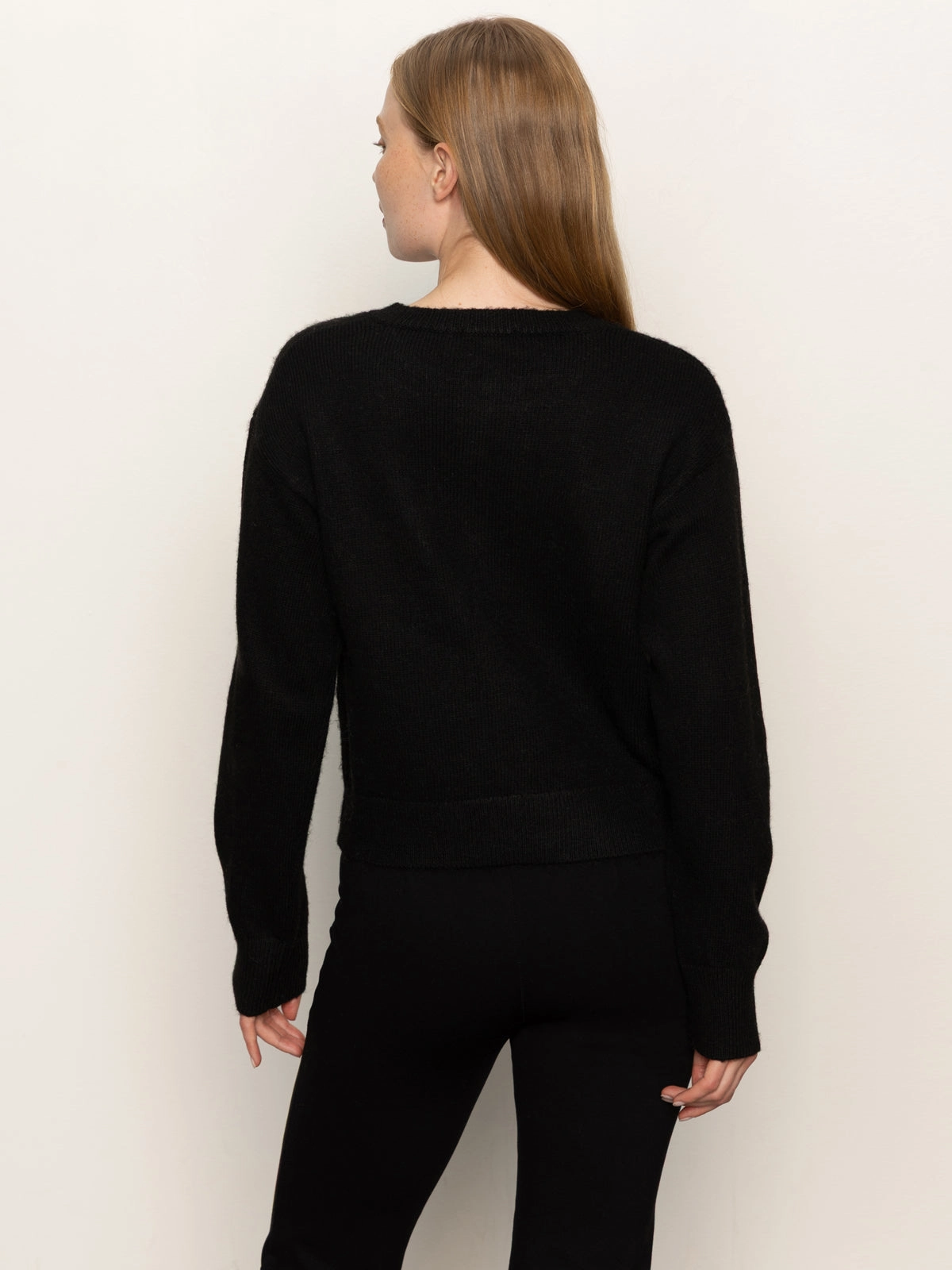 Warm Texture Must-Have Cardi Black