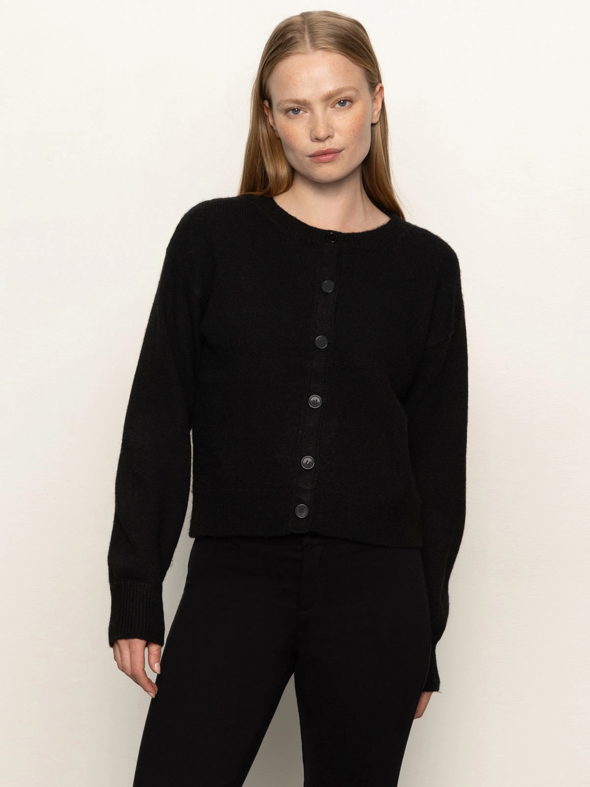 Warm Texture Must-Have Cardi Black