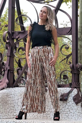 Contrast Trim waterproof windproof Jovy Pants in Mod Birch