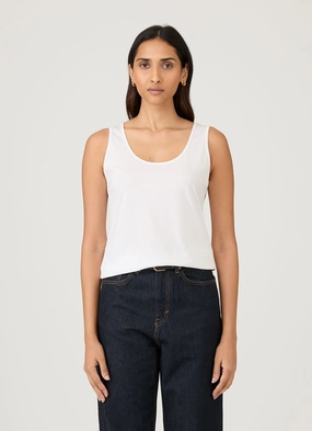 Effortless Look Daily Ready Look Women's Classic Vest in White