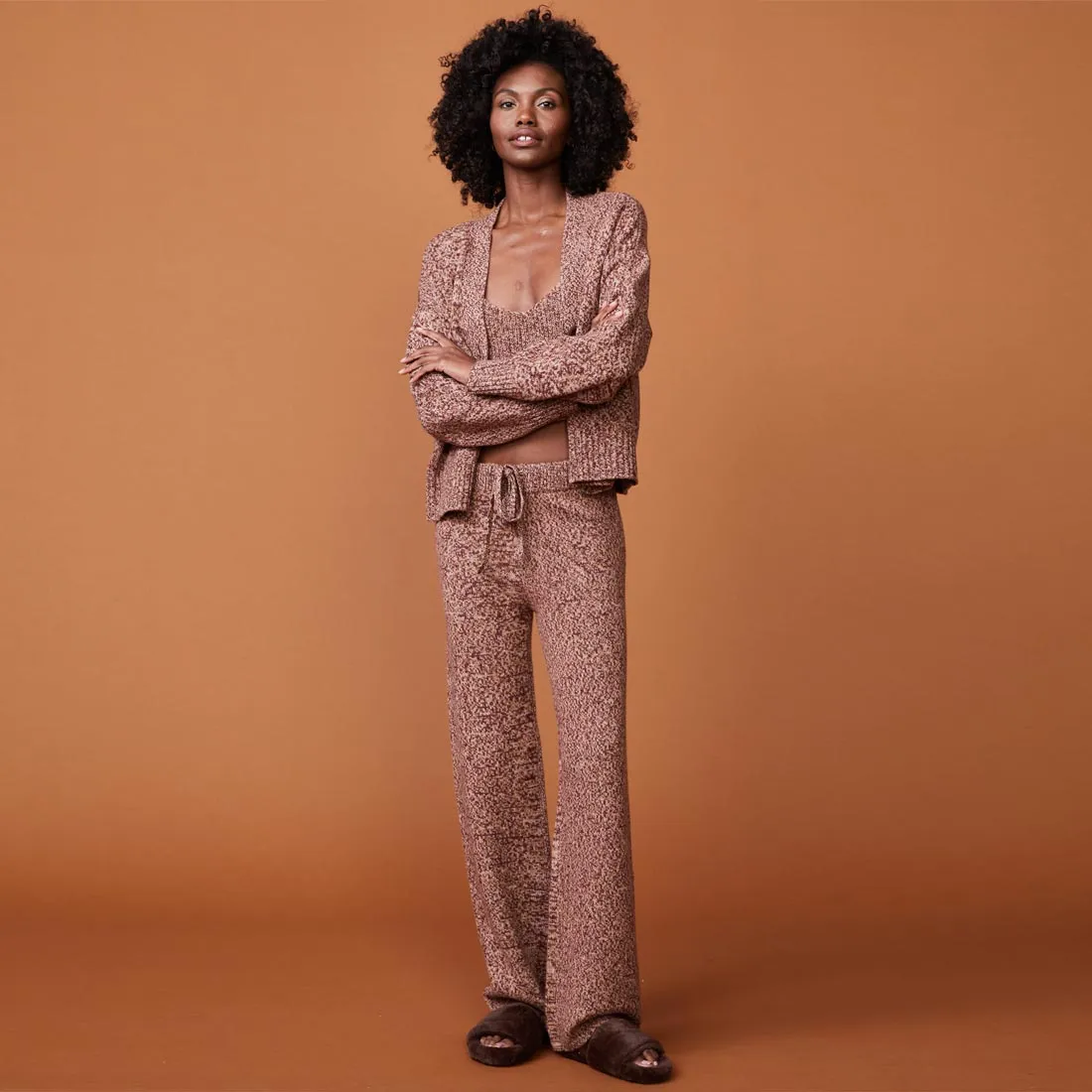 Wool Cashmere Oversized Cardigan Crisp Cut