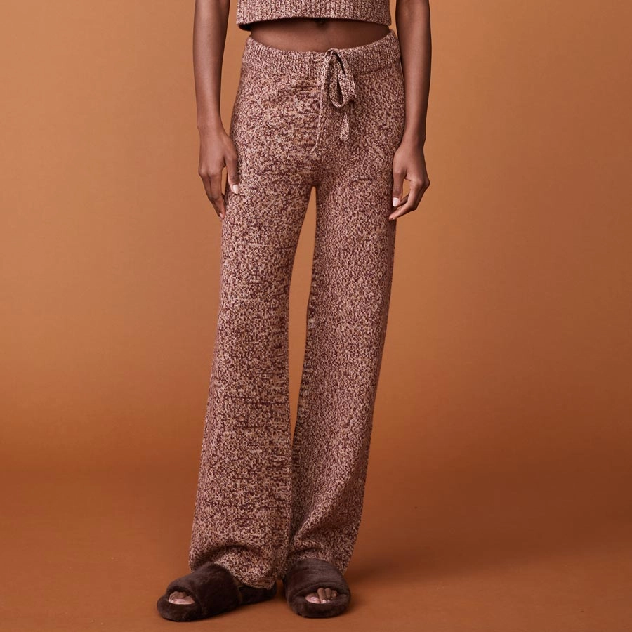 Wool Cashmere Lounge Pant Classy Fit high-waist tummy control