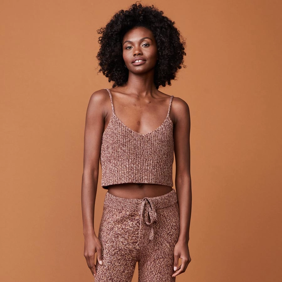 Effortless layered outfit Wool Cashmere Tank