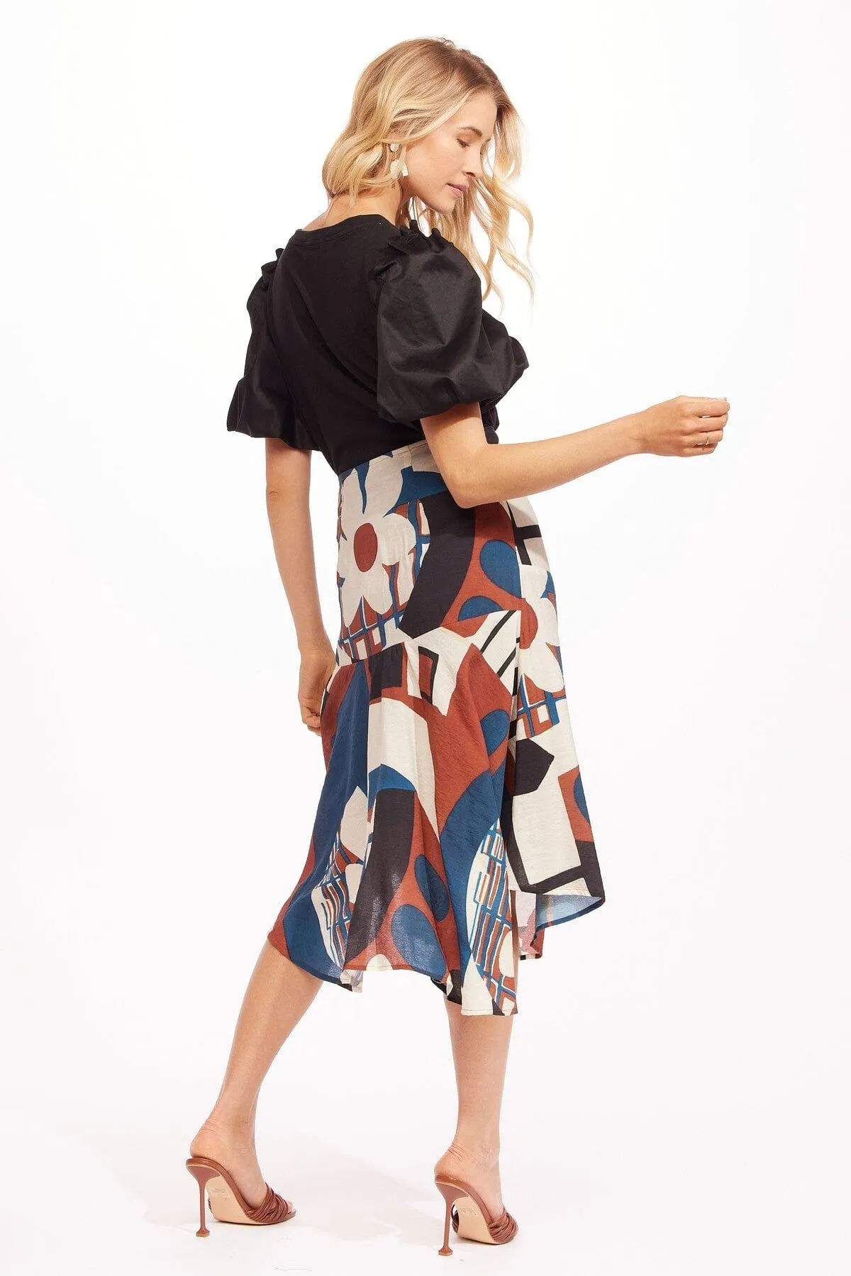 Yana Skirt  Shasta Daisy multi occasion