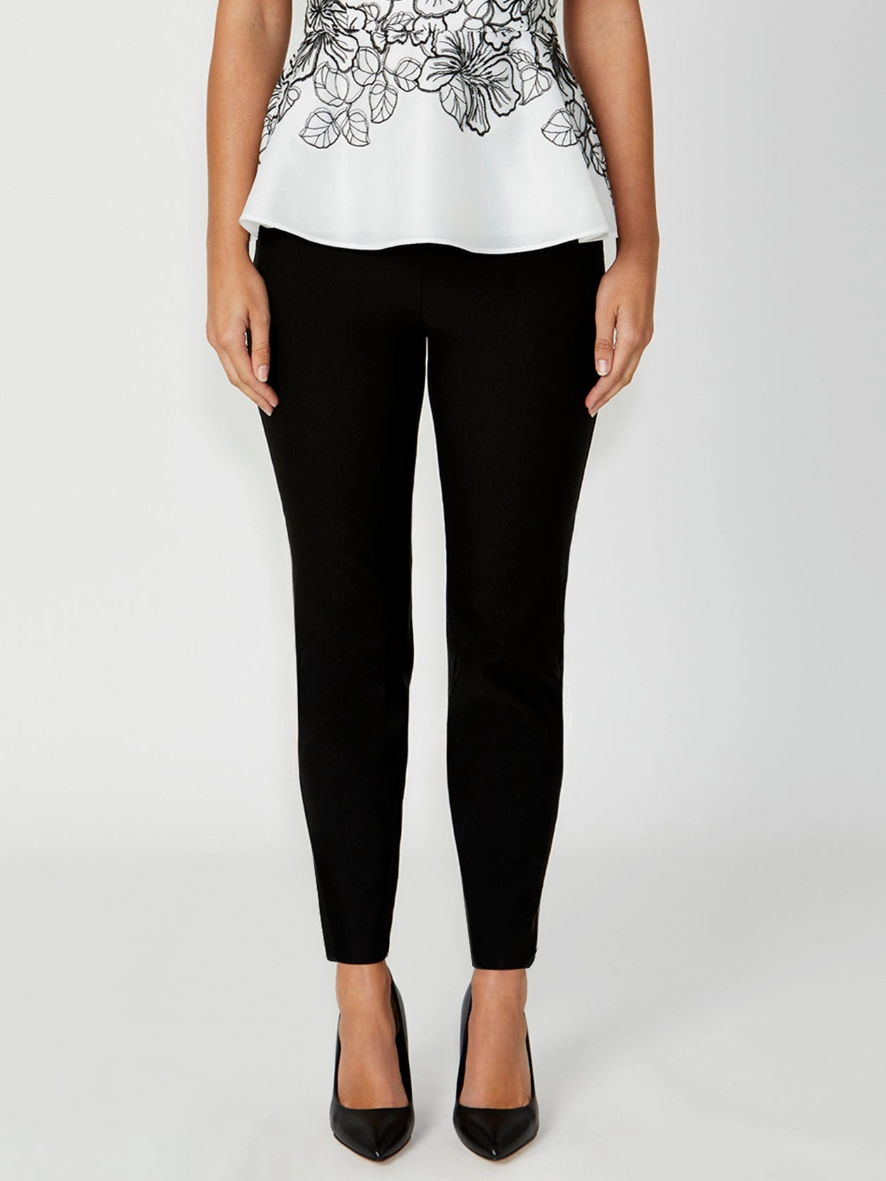 Yoga Nancy Black Bengaline Pant
